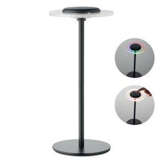 LOUNGE USB-Tischlampe Eisen, schwarz