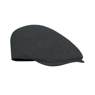 BLIND PEAK Newsboy-Kappe 335 g/m², schwarz