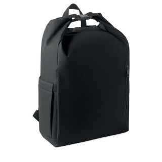 UNITON 15'' Rolltop-Laptop-Rucksack, schwarz