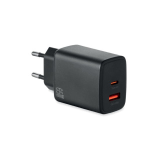 EXTEN EU-2 poliger-Adapter/Ladegerät, schwarz