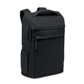 BOULDER 15" PU Laptop-Rucksack, schwarz
