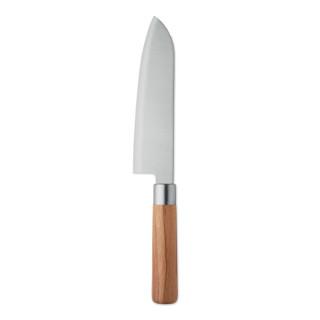 SLICE Kochmesser mit Buchenholz, silber