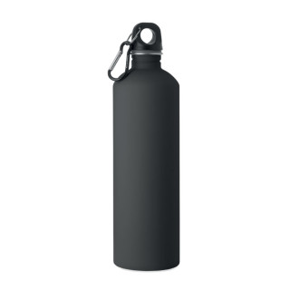 REBIG MOSS SOFT Einwandige Trinkflasche 750 ml, schwarz