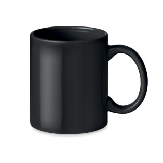 DUBLIN TONE Gekleurde keramische mok 300ml, schwarz