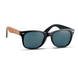 PALOMA Sonnenbrille mit Kork, schwarz