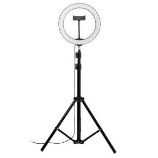 HELO Set LED-Ringleuchte 26cm, schwarz