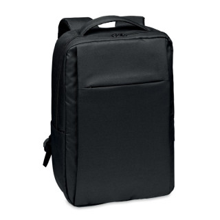 SEOUL Laptop Rucksack 300D RPET, schwarz