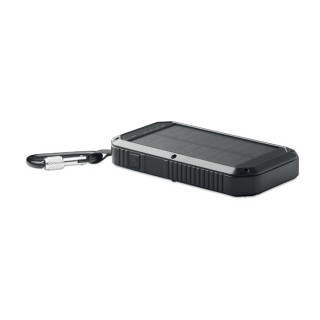 POWEREIGHT Solar Powerbank 8000 mAh, schwarz