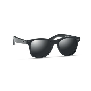 RHODOS Sonnenbrille mit Bambus, schwarz