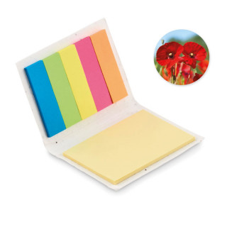 VISON SEED Samenpapier Memoblock, weiß