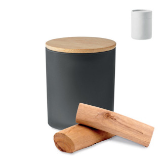 KEOPS SMALL Kerze im Glas 120 g, schwarz