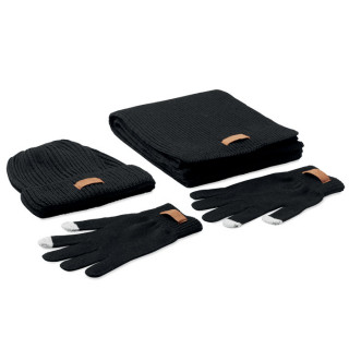 DENALI Winter-Accessoires RPET, schwarz