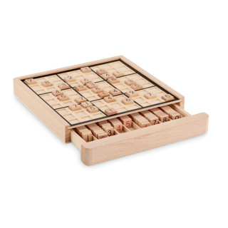 SUDOKU Sudoku-Brettspiel Holz, holz