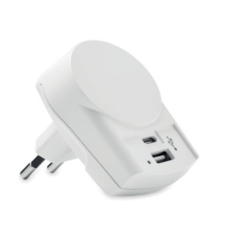 EURO USB CHARGER A/C Skross Euro USB-Ladegerät (AC), weiß