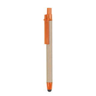 RECYTOUCH Kugelschreiber mit Stylus , orange