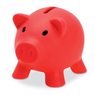 SOFTCO Sparschwein, dunkelrot