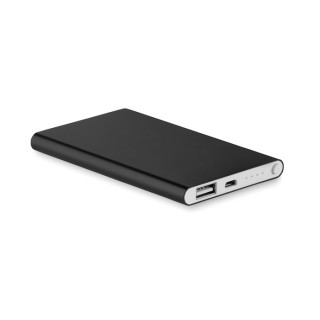 POWERFLAT Powerbank 4000 mAh, schwarz