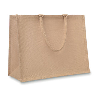 BRICK LANE Jute Shopping Tasche, beige