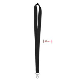 SIMPLE LANY Lanyard 20mm, schwarz