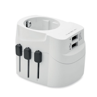 PRO LIGHT USB PRO Light 2x USB. 3-pole, weiß