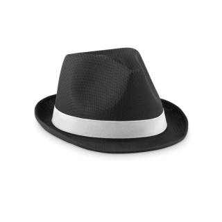 WOOGIE Farbiger Hut, schwarz