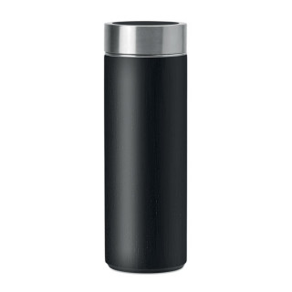 BATUMI Doppelwandige Trinkflasche 400ml, schwarz