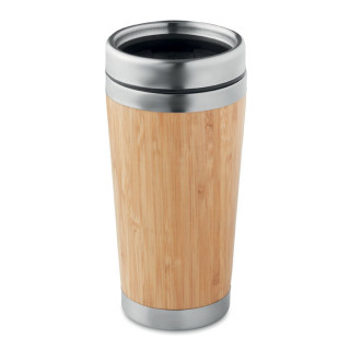 RODEODRIVE+ Doppelwandiger Trinkbecher 400ml, holz