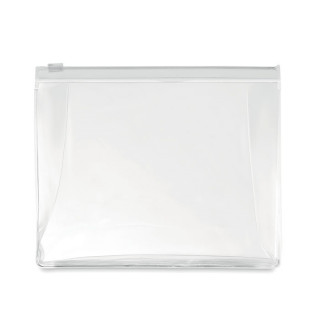 COSMOBAG Kosmetiktasche, transparent weiß