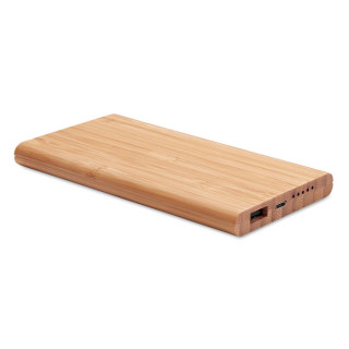 ARENA Induktive Powerbank Bambus, holz