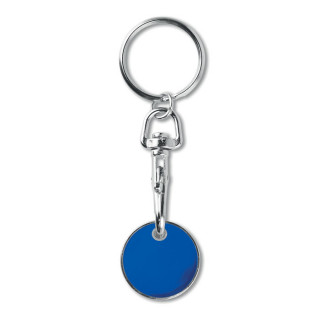 TOKENRING Schlüsselring mit Chip EUR, königsblau