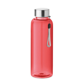 UTAH RPET RPET-Flasche 500ml, transparent rot