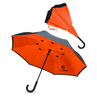  23'' reversibler Windproof Regenschirm , Pongee (double  layer)