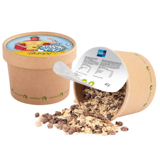 Müslibecher mit Kölln Original Schoko Hafer-Müsli