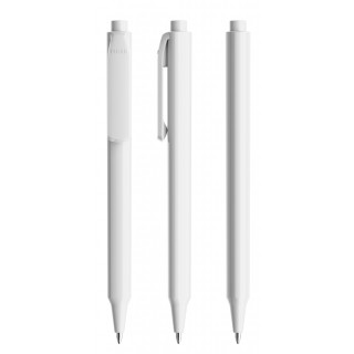 Pigra P04 Push Kugelschreiber, weiß