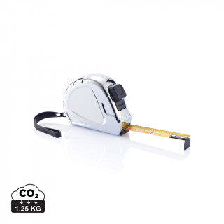5m/19mm Auto-Stopp Maßband Ergonomic, silber, schwarz