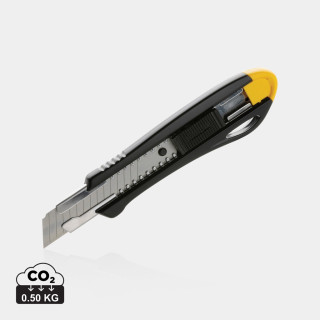 Nachfüllbares Pro-Abbrechmesser aus RCS recycelt. Kunststoff, gelb