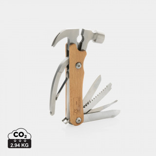 Hammer-Tool aus Holz, braun
