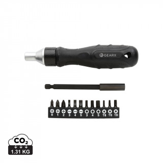 Gear X Ratschen-Schraubendreher, schwarz