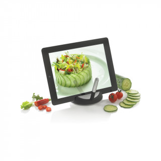 Chef Tabletständer mit Touchpen, schwarz, silber
