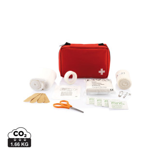 Flaches Erste Hilfe Set, rot
