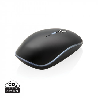 Light-Up Logo kabellose Maus, schwarz
