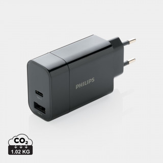 Philips Ultra Fast PD Wall-Charger, schwarz