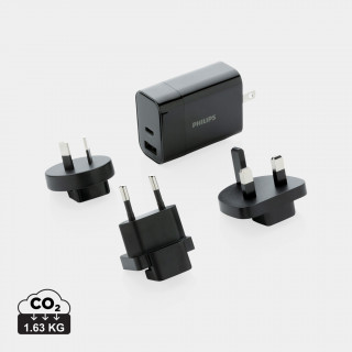 Philips Ultra Fast PD Travel-Charger, schwarz