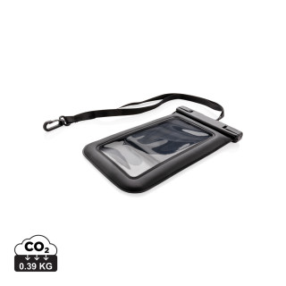 IPX8 wasserdichte, schwimmende Telefontasche, schwarz