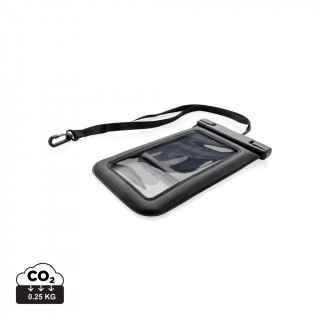 IPX8 wasserdichte, schwimmende Telefontasche, schwarz