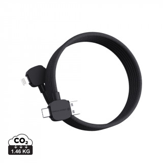 Urban Vitamin Stockton 65W magnet. Kabel RCS recyc. TPE/PET, schwarz