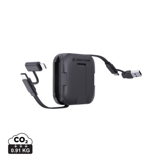 Urban Vitamin San Jose 100W-Halter mit einziehbarem Kabel, schwarz
