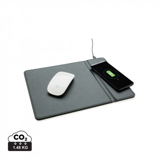 Mousepad mit Wireless-5W-Charging Funktion, schwarz
