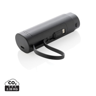 CycleCell 5000mah Powerbank mit herausnehmbarer Batterie, schwarz