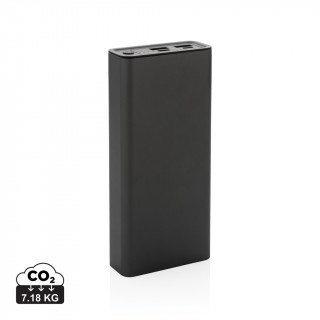Terra 20.000mAh 20W Powerbank aus RCS recyceltem Aluminium, grau